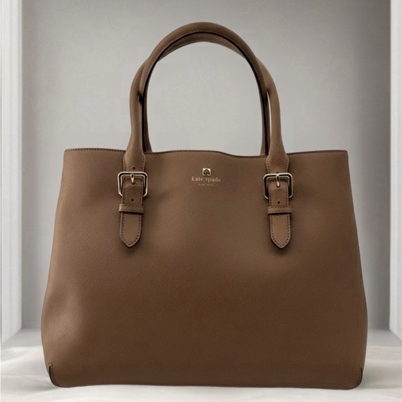 kate spade Handbags - Kate Spade WKRU2326 Cove Street Airel Brown Leather Tote (Minor Handle Flaw)